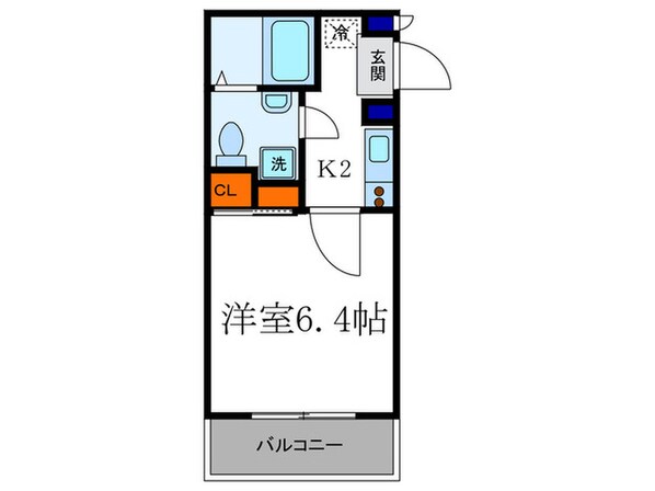 リバ－サイド高野の物件間取画像